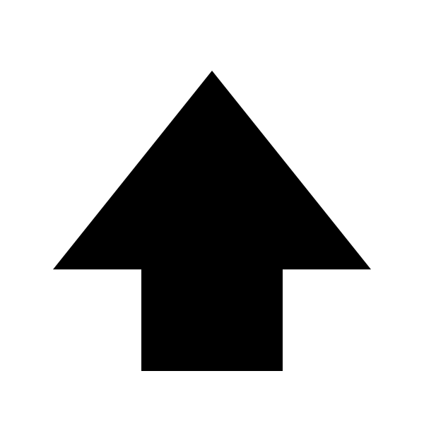 Arrow Shape Up Fill