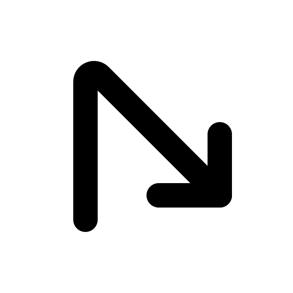 Arrow Sharp Turn Right