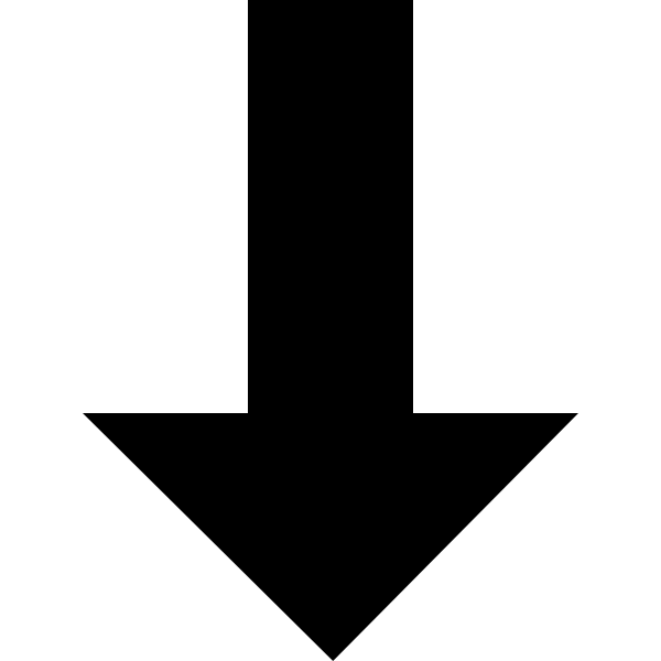 Arrow Thick Bottom Vector
