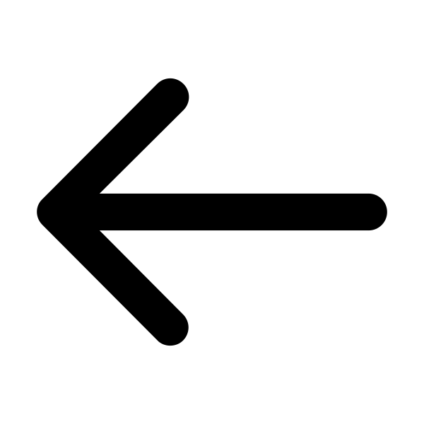 Arrow Thin Left Vector