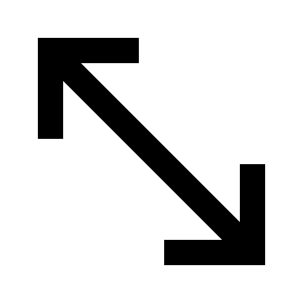 Arrow Top Left Bottom Right