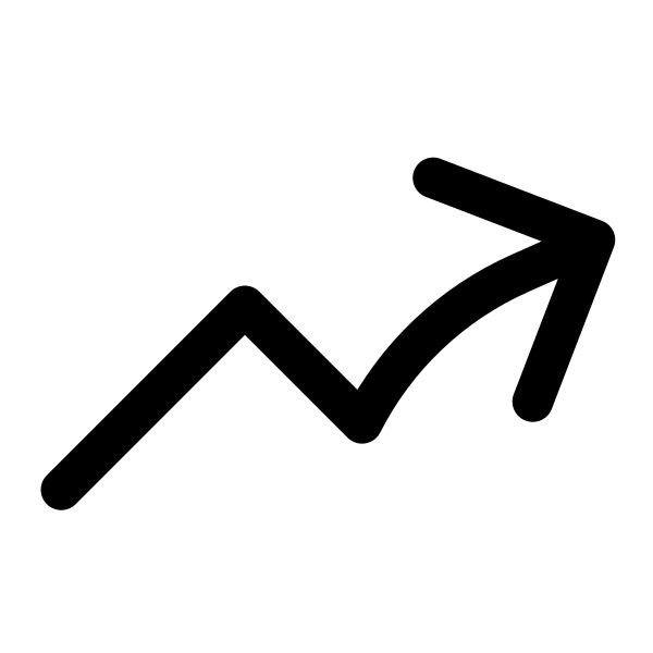 Arrow Trending Up Vector