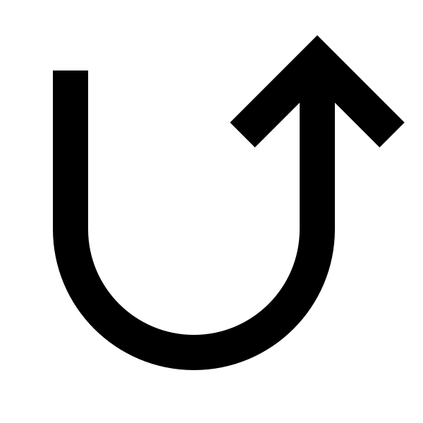 Arrow Turn Forward Line
