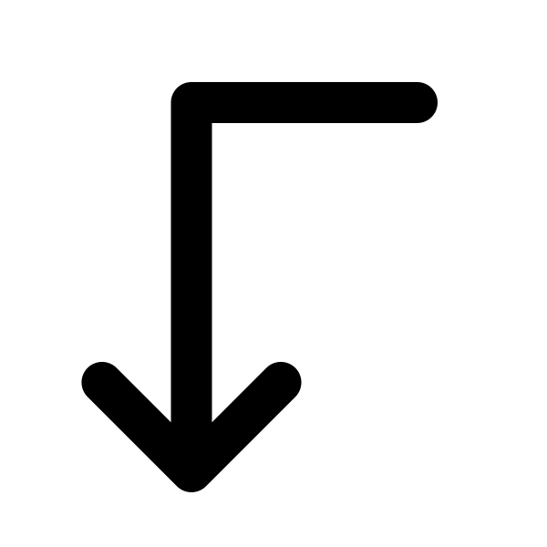 Arrow Turn Left Down