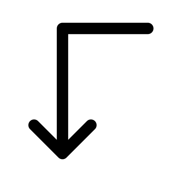 Arrow Turn Left Down