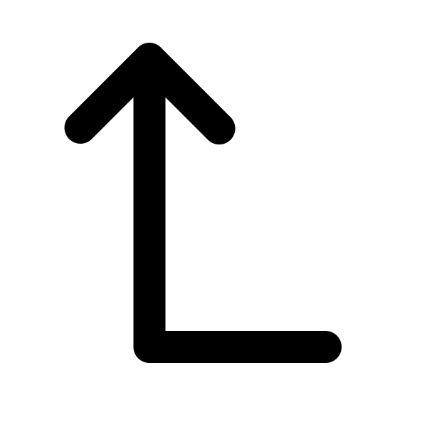 Arrow Turn Left Up