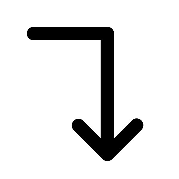 Arrow Turn Right Down