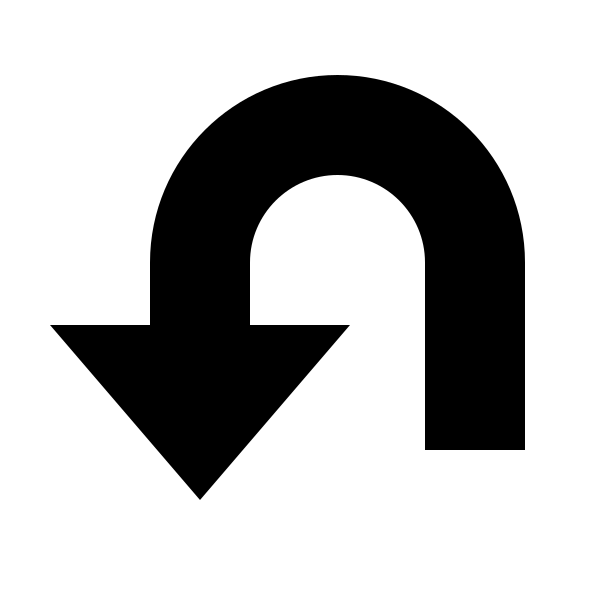 Arrow U Down Left Bold