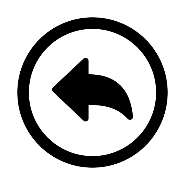 Arrow Undo Circle Outline