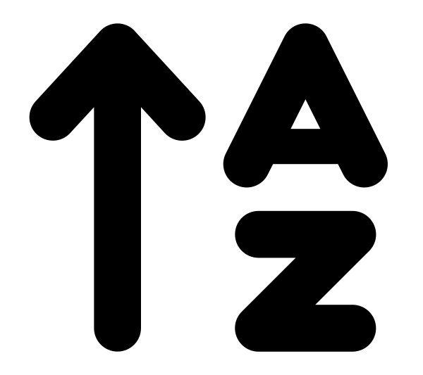 Arrow Up A Z