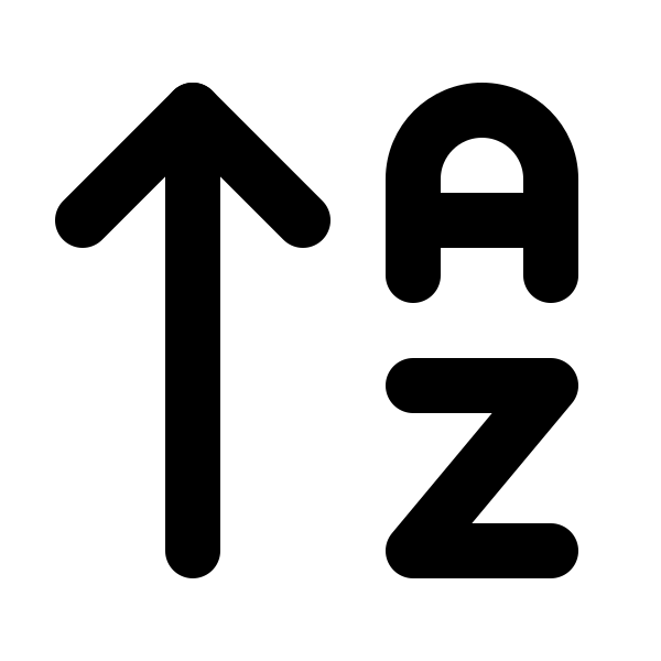 Arrow Up A Z