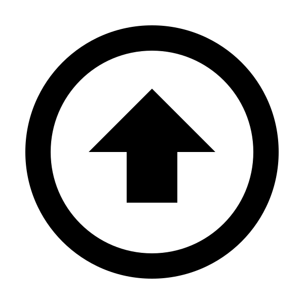 Arrow Up Bold Circle Outline