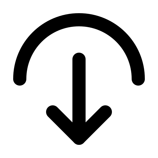 Arrow Up From Arc
