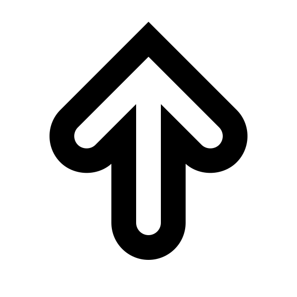 Arrow Up Outline