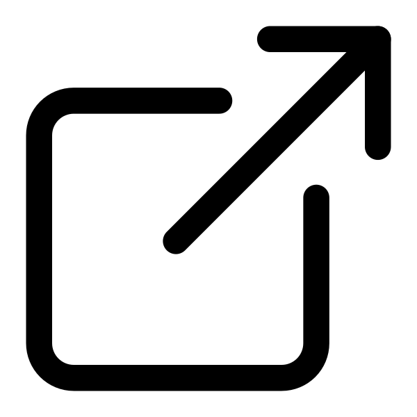 Arrow Up Right Box Outline