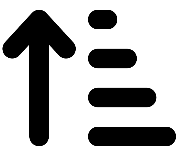 Arrow Up Short Wide