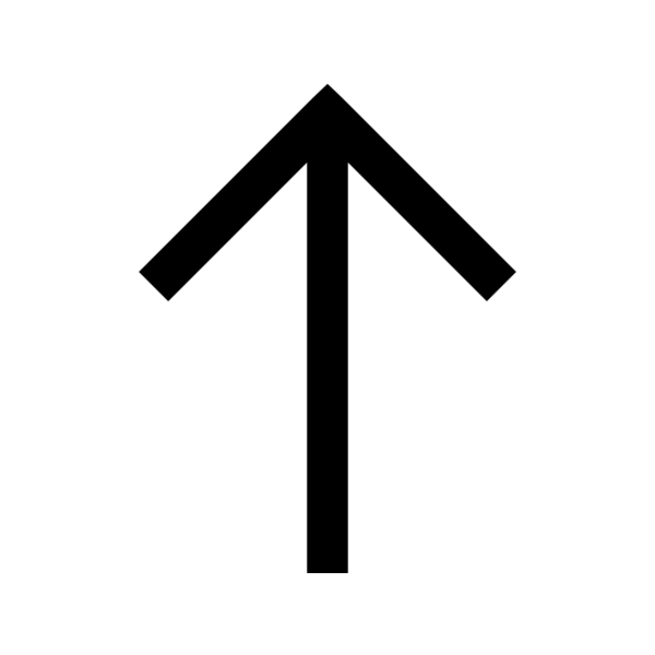 Arrow Up Solid Vector