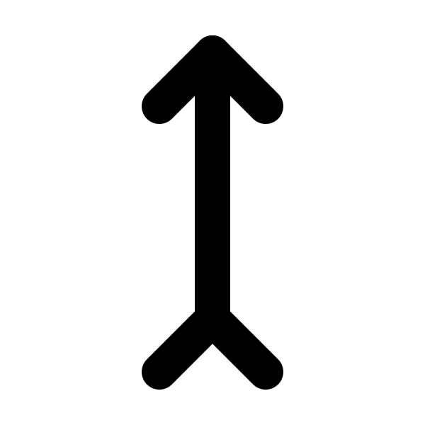 Arrow Up Tail