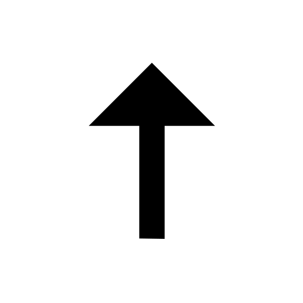 Arrow Up Thin