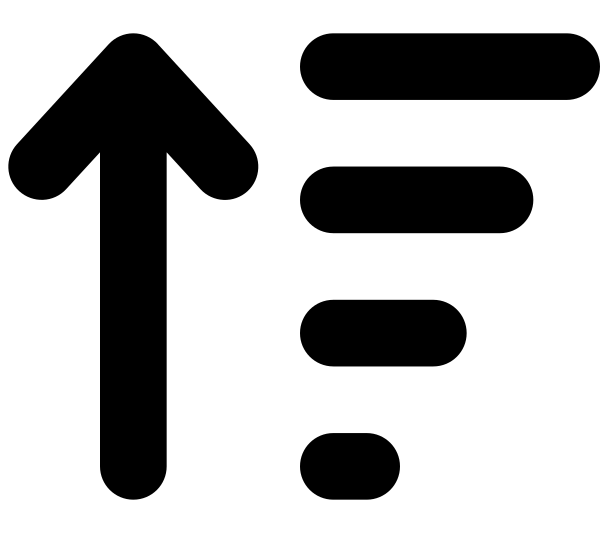 Arrow Up Wide Short