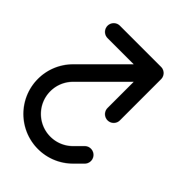 Arrow Uturn Right Vector