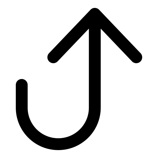 Arrow Uturn Up