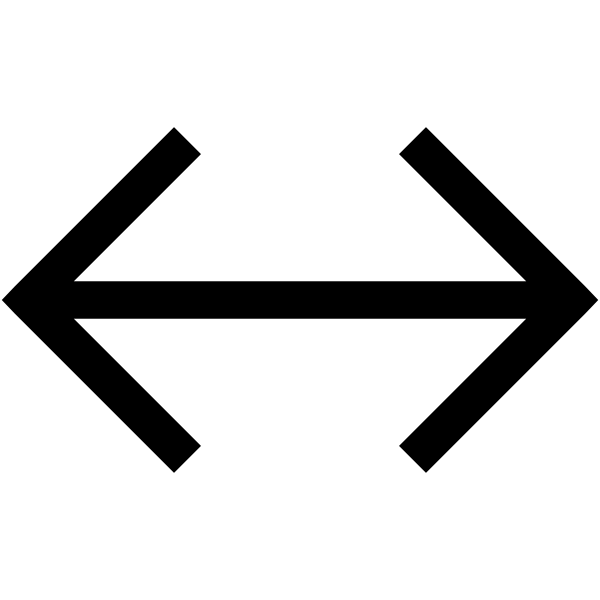 Arrows Alt H Solid Vector