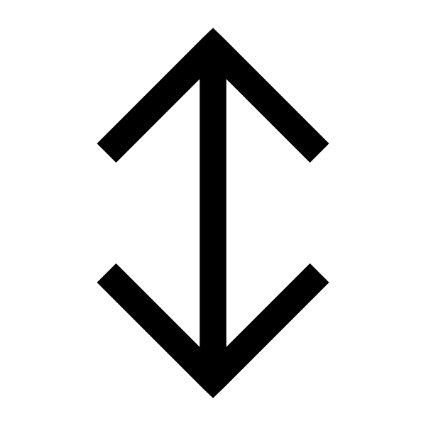 Arrows Alt V Solid Vector