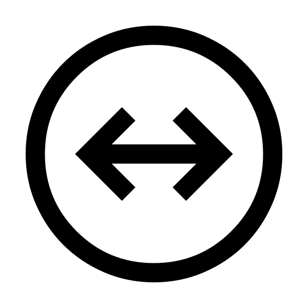 Arrows Left Right Circle