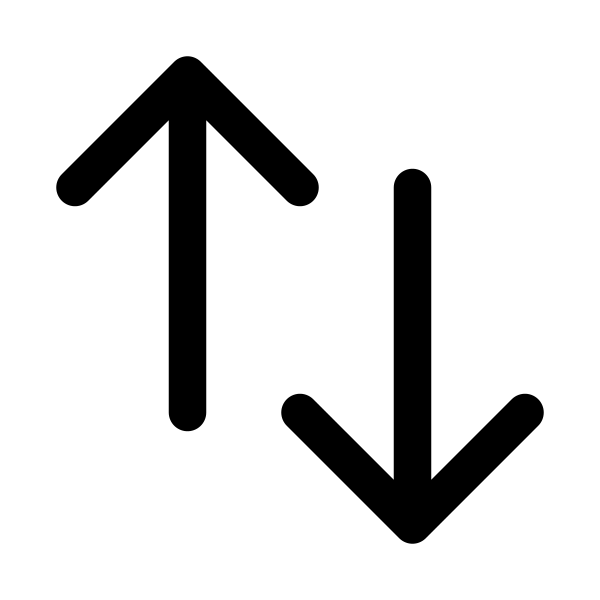 Arrows Up Down Vector