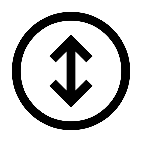 Arrows Up Down Circle
