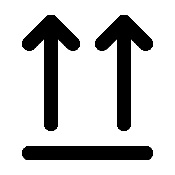 Arrows Up From Line