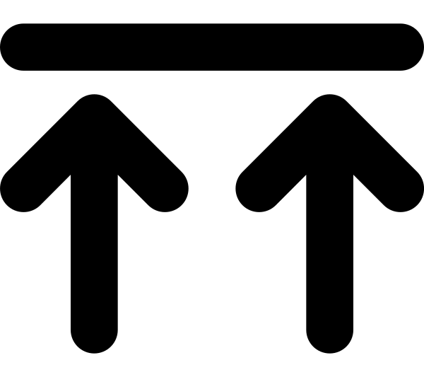 Arrows Up To Line
