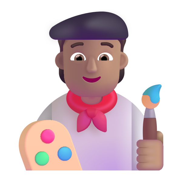 Artist Color Medium Vector