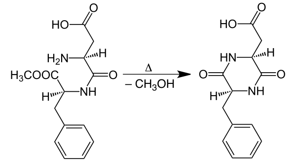 Aspartame 1,5 Dioxopiperazine Formation V.2