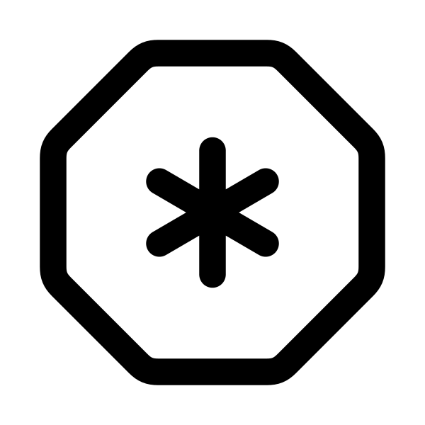 Asterisk Octagon