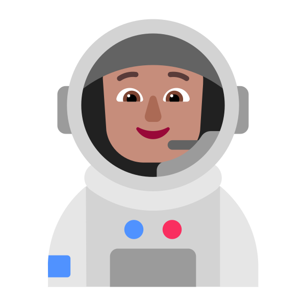 Astronaut Flat Medium
