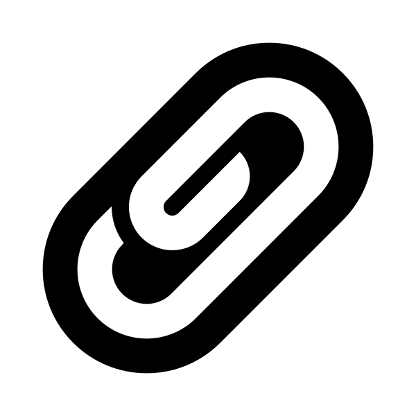 Attachment Outline Vector