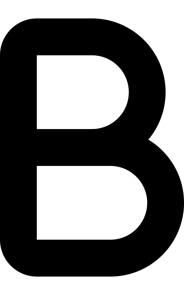 B