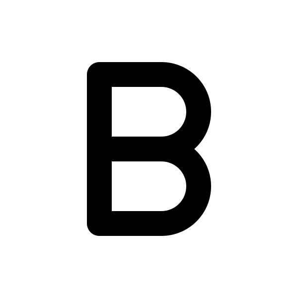 B