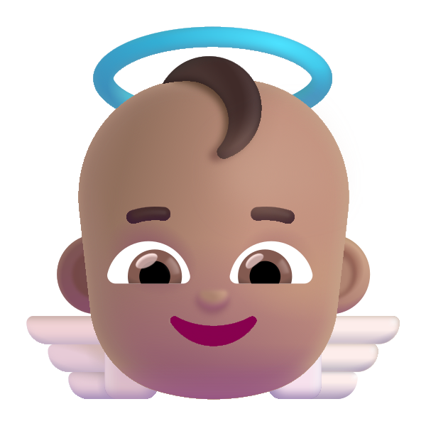 Baby Angel Color Medium Vector