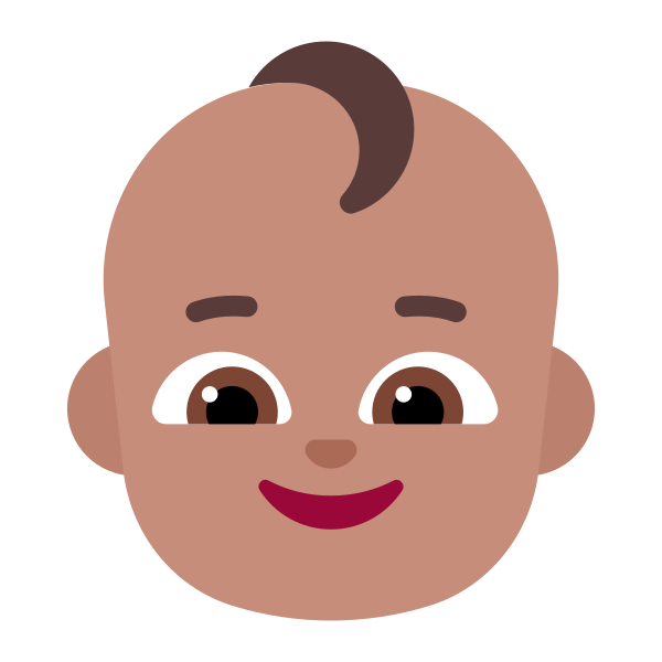 Baby Flat Medium Vector