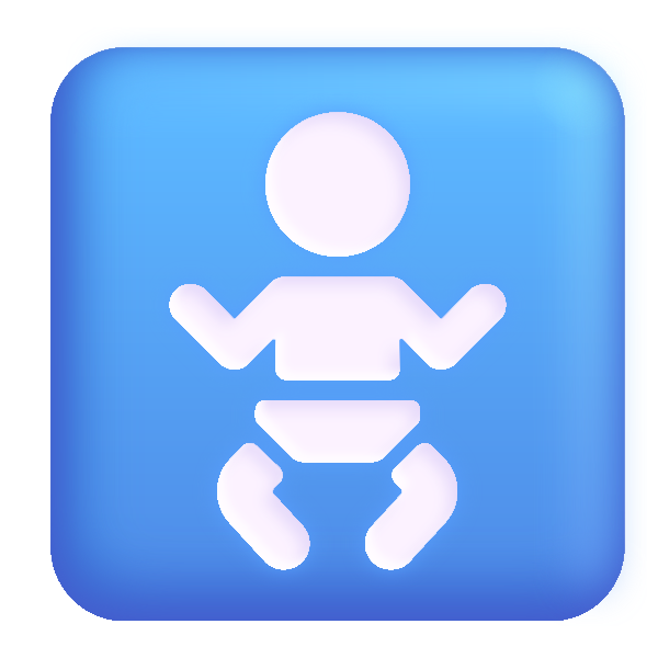 Baby Symbol Color Vector