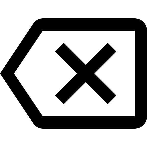 Backspace Outline