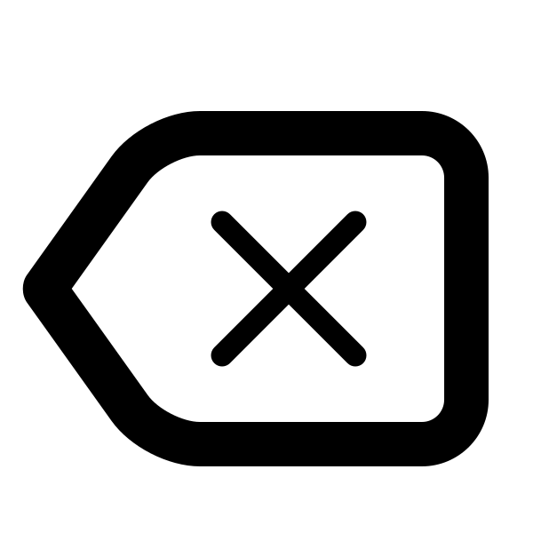 Backspace Outline