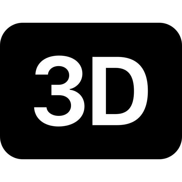 Badge 3d Fill