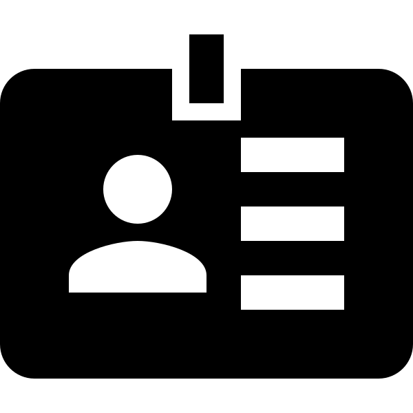 Badge Account Horizontal