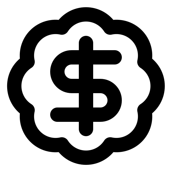 Badge Dollar Sign