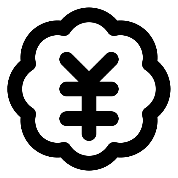 Badge Japanese Yen