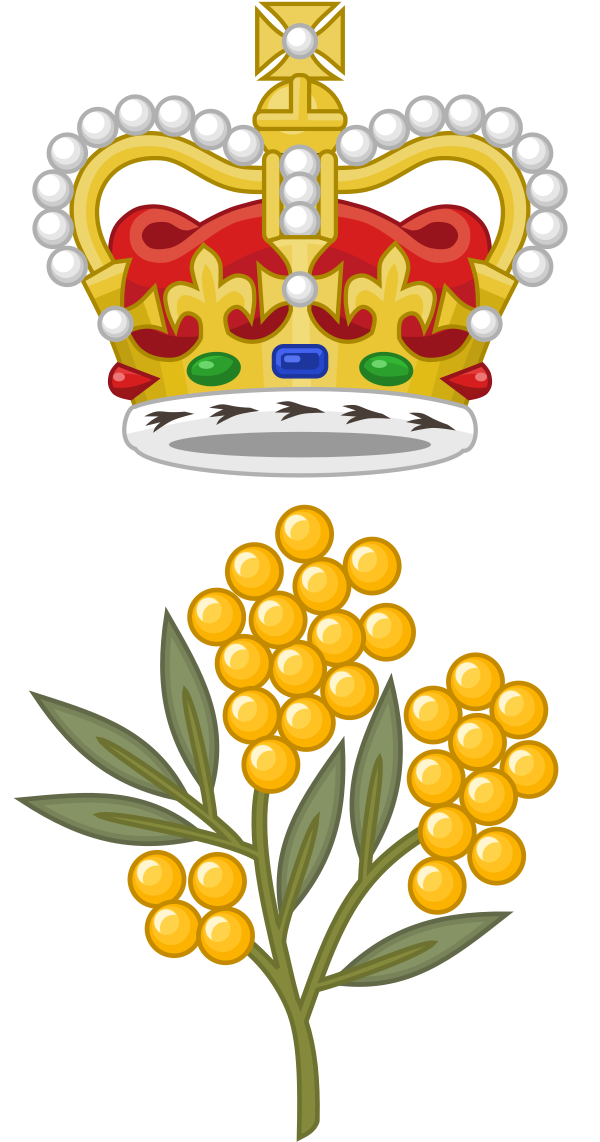 Badge Of The Governor General Of Australia (St Edward's Crown) Vector